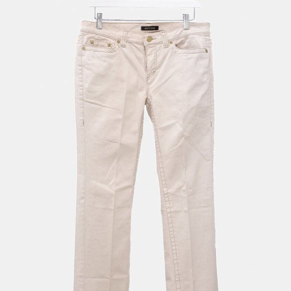 Roberto Cavalli Nude Pink Straight Leg Jeans